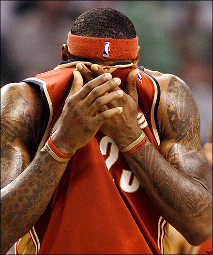 Lebron James = Cry Baby